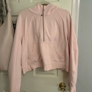 Lulu pink scuba hoodie